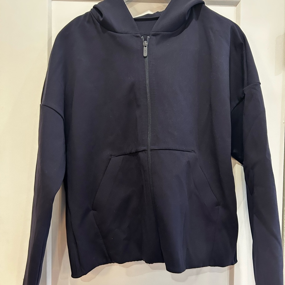 Navy Blue Neoprene Hoodie Jacket - lululemon